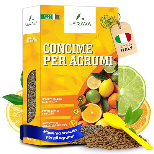 Fertilizzante organico per agrumi vigorosi