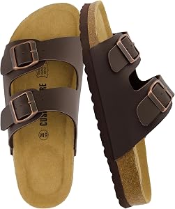 CUSHIONAIRE Lane Cork Slide Women's Sandals, Comfortable Sandals for Women