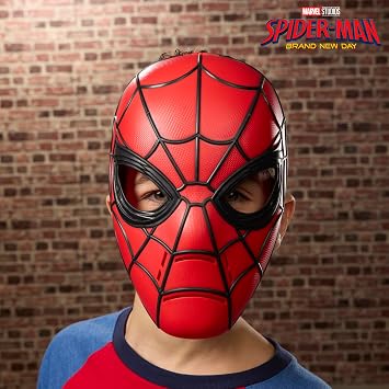 Marvel Studios Spider-Man: Yepyeni Bir Gün Rol Yapma Kostüm Maskesi, Çocuklar için Süper Kahraman Oyuncakları, 5 Yaş ve Üzeri
