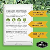 Vista 2 de Paquete variado de semillas de hierbas, 18 hierbas culinarias para plantar, albahaca sin OMG, cilantro, perejil, eneldo, cebollino, orégano, salvia