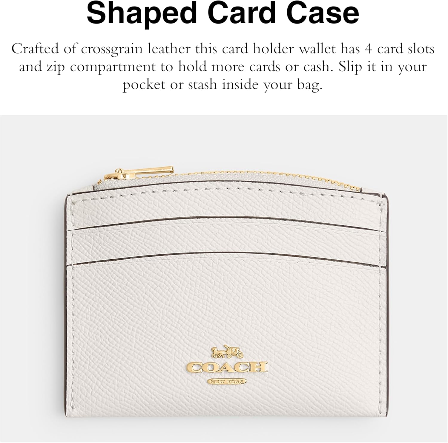 Coach Women's Shaped Card CASE