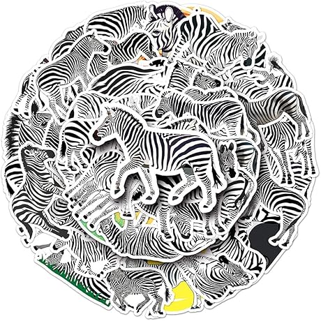 Animal Zone Zebra Stickers