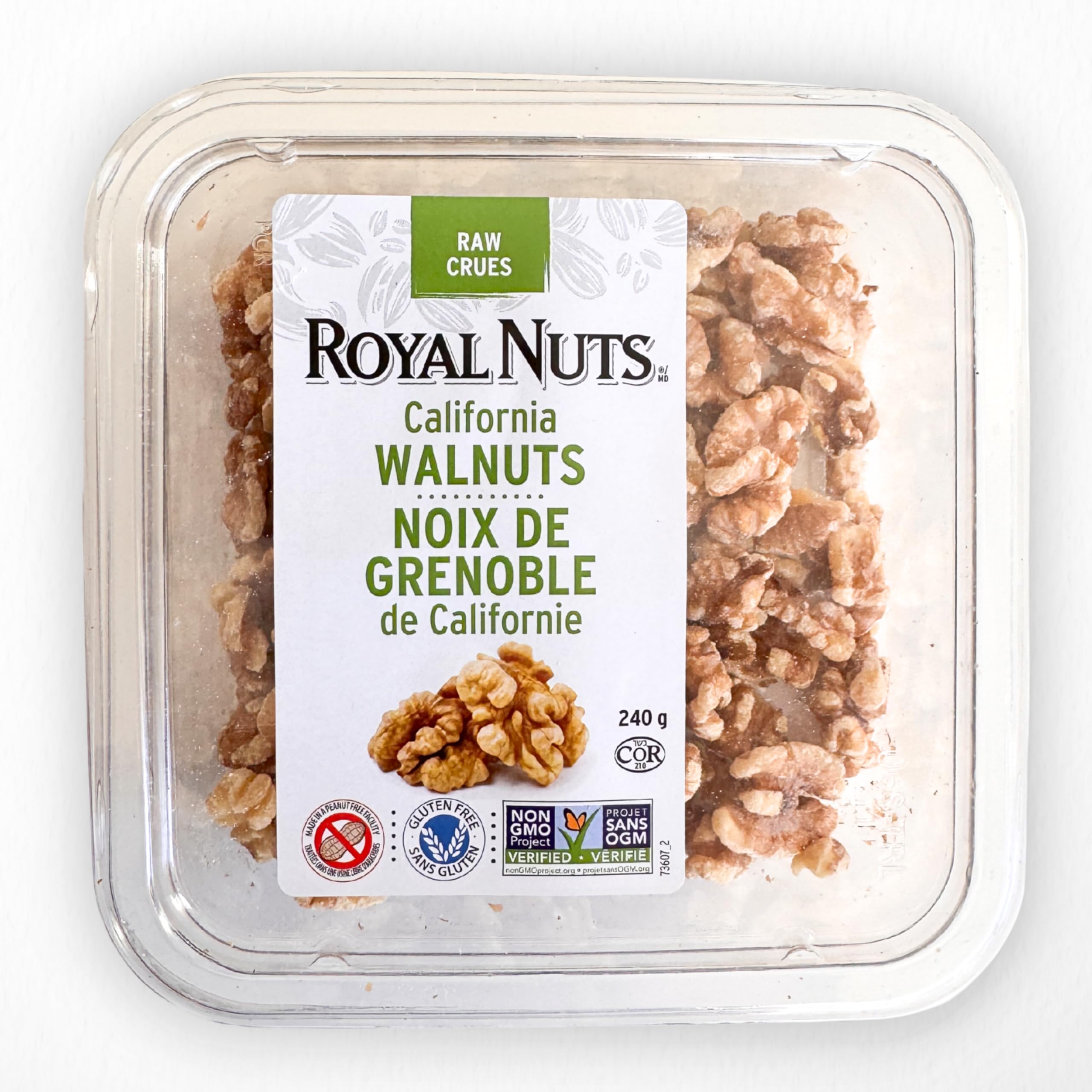 Fresh Nuts Walnuts 1kg×6袋 ROYAL NUTS Walnuts Natural, 240 Grams : Amazon.ca: Grocery