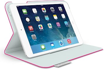 حقيبة حماية Logitech Folio لأجهزة iPad mini و iPad mini مع شاشة Retina و Fantasy Pink