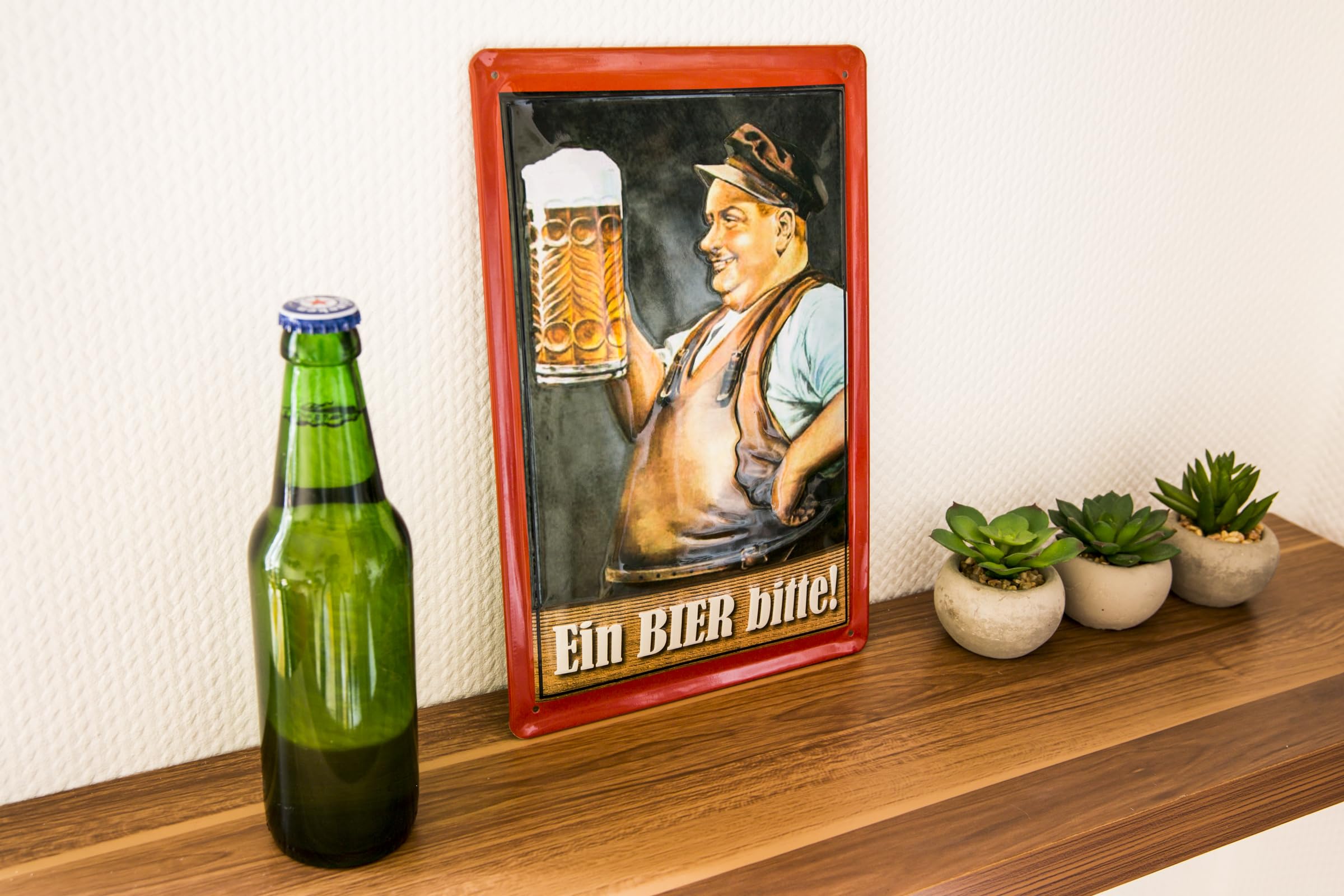 Targa Metallica Divertente Per Grill - Scritta In Tedesco, Idea Regalo Per Giardino 20x30 Cm - Foto 12