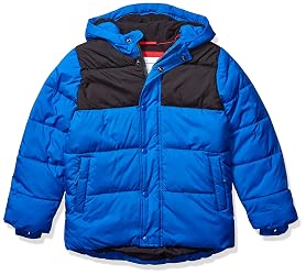 Amazon Essentials (Size 4T) Boy Toddlers, Heavyweight Hooded Puffer Jacket