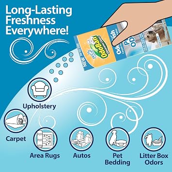 OdoBan OdoFresh Carpet and Room Deodorizer Powder for Home Smells and Odors Including Smoke, Pet Urine, Dogs, and Cat Litter, Made in the USA, Fresh Linen Scent, 36 Ounces
