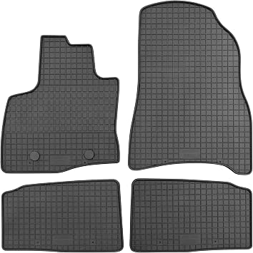 PETEX Fitted Rubber Mat for Dacia Duster III with Combustion Engine from 06/2024, 4-Piece Set, Car Floor Mat, Black, Robust, Weatherproof