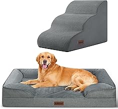 3 Step Pet Stairs & Dog Bed Large Size Dog