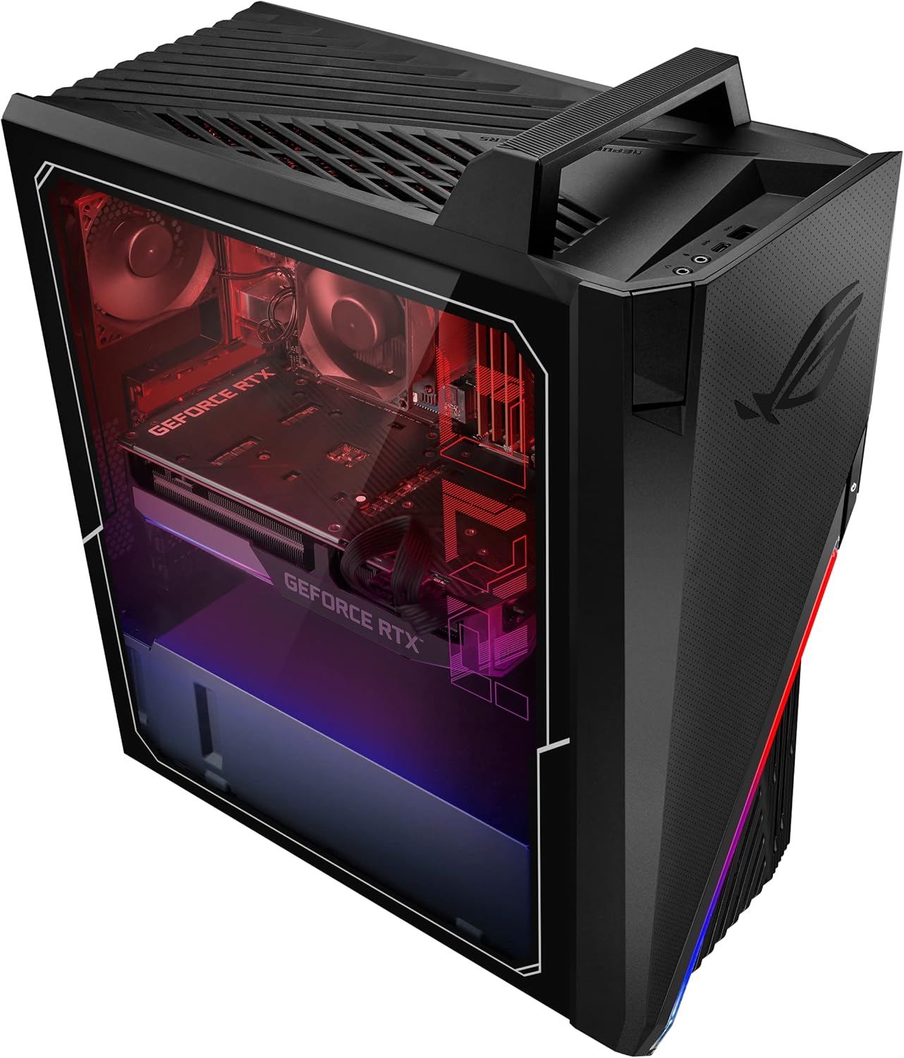 ASUS ROG Strix GA15DK Gaming Desktop PC, AMD Ryzen 7 5800X, GeForce RTX 3070, 16GB DDR4 RAM, 1TB SSD, Wi-Fi 5, Windows 10 Home, GA15DK-DS776,Black