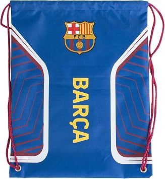 FC Barcelona Hy-Pro Officially Licensed Flash Gym Sack | Draw String, Barca, La Liga, Football, Sport, PE, Travel