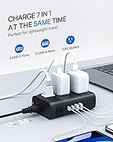 Vista 5 de DOACE Convertidor de voltaje de 220v a 110v EE.UU. a Europa: 350W 220 a 110 Convertidor de voltaje para viajes europeos - Adaptador de corriente