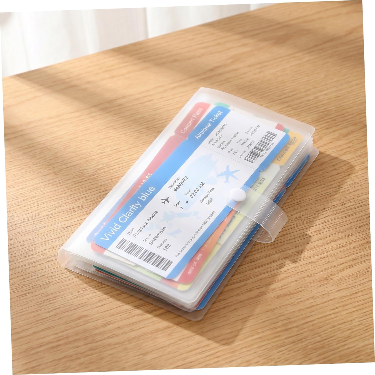Ticket Collection Book 4 Pack, 40 Pocket PP Organizer