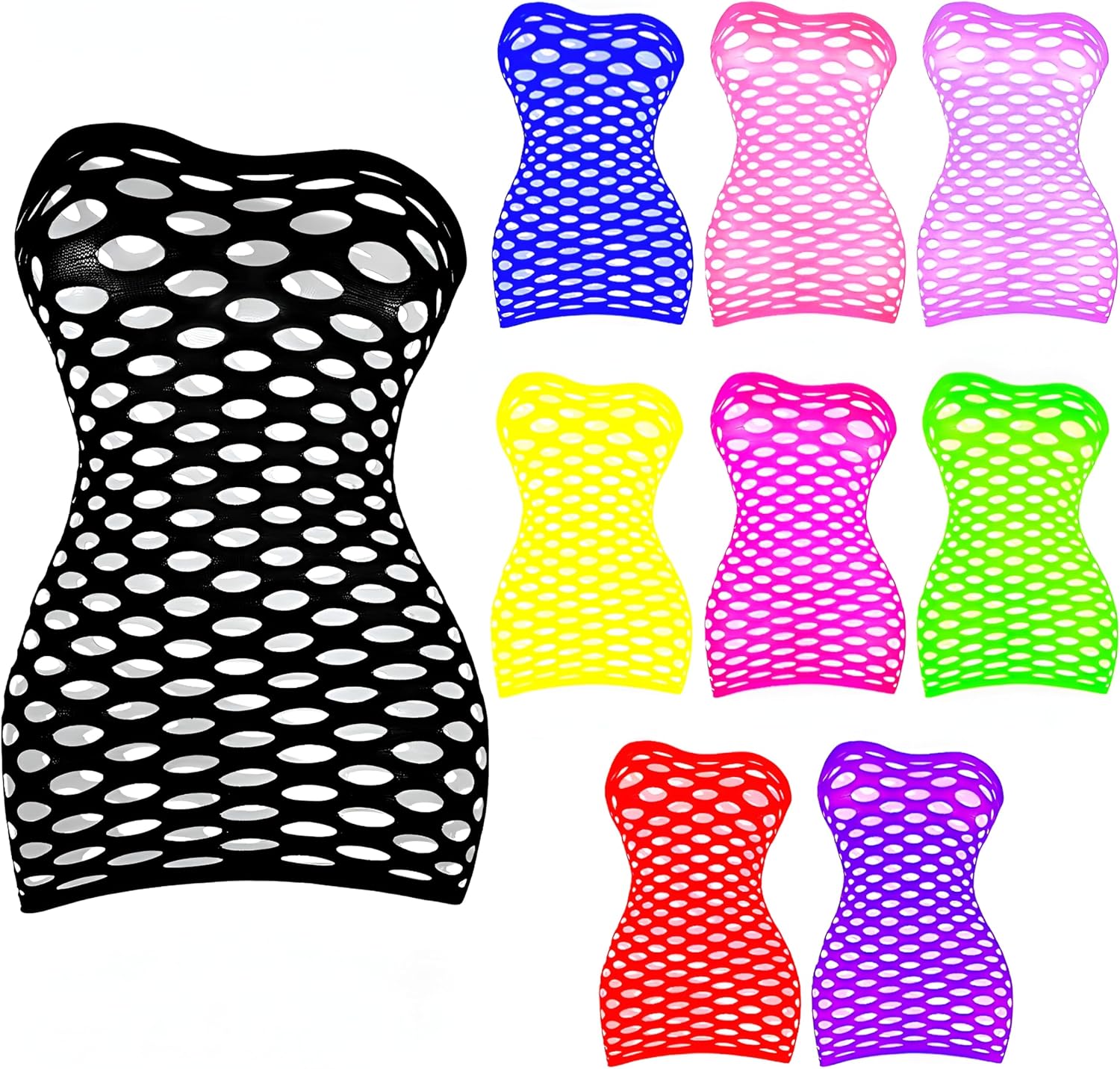 لانجيري نسائي من إل في، مصنوع من ميش القطن الناعم، بتصميم عصري... - view 2