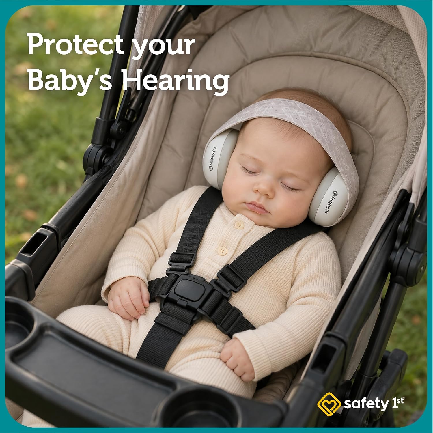 Safety 1st Baby Ear Protection Earmuffs, 2-in-1 Adjustable Noise Reduction