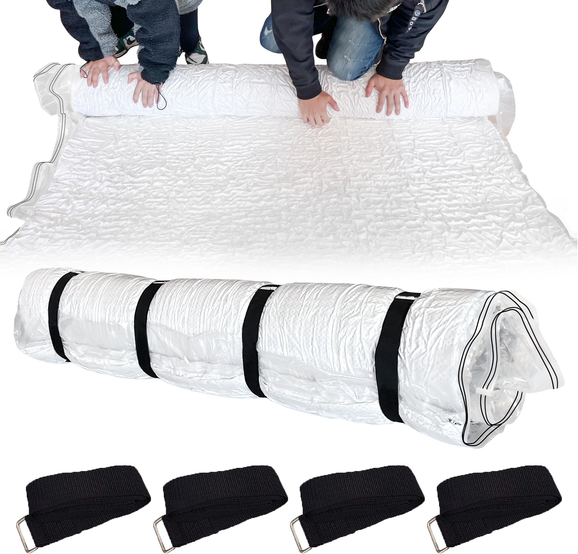 Sponsored Ad – Mattress Vacuum Bag for Memory Foam Mattress, Latex Mattress Vacuum Seal Bag with Straps, Moving, Storage and Shipping (King/Double/4ft Small Double)