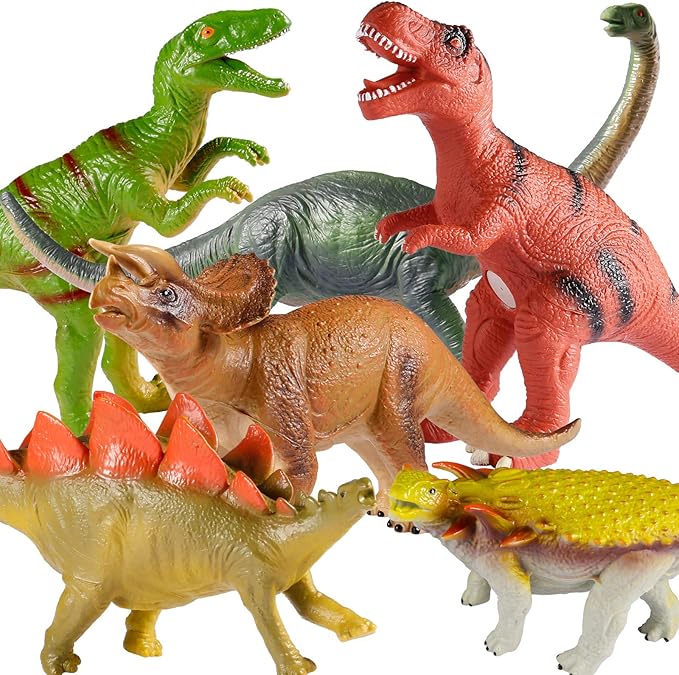 Tepsmigo Soft Dinosaur Toys for Kids 35, Dinosaur Toys for Kids Toddlers 6Pack