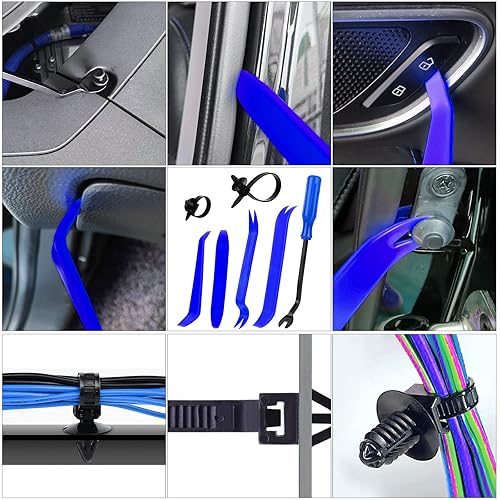 Miniatura 4 de Juego de 835 clips de retención de empuje para automóvil y sujetadores de plástico, 24 tamaños, clips de nailon para parachoques de parachoques,