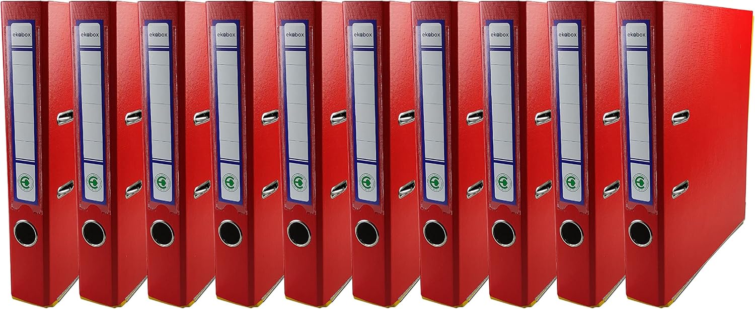 Netuno 25x Ring-Buch rot DIN A4 Ekobox 2-Ring-Mechanik 5cm Ringmappe a4 Netuno 25x Ring-Buch rot DIN A4 Ekobox 2-Ring-Mechanik 5cm Ringmappe a4