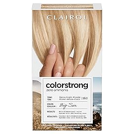 Clairol ColorStrong Permanent Zero Ammonia Hair Dye, 10.0 Extra Light Blonde - Big Sur Hair Color, Pack of 1