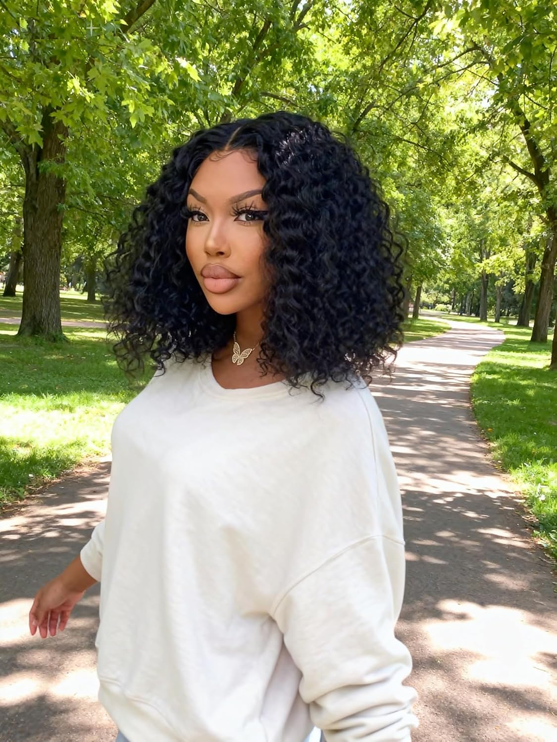 14 inch curly hair wig,Lace Closure Wigs Ready to Wear and Go Glueless Wigs,Wigs headgear,bob wig hair