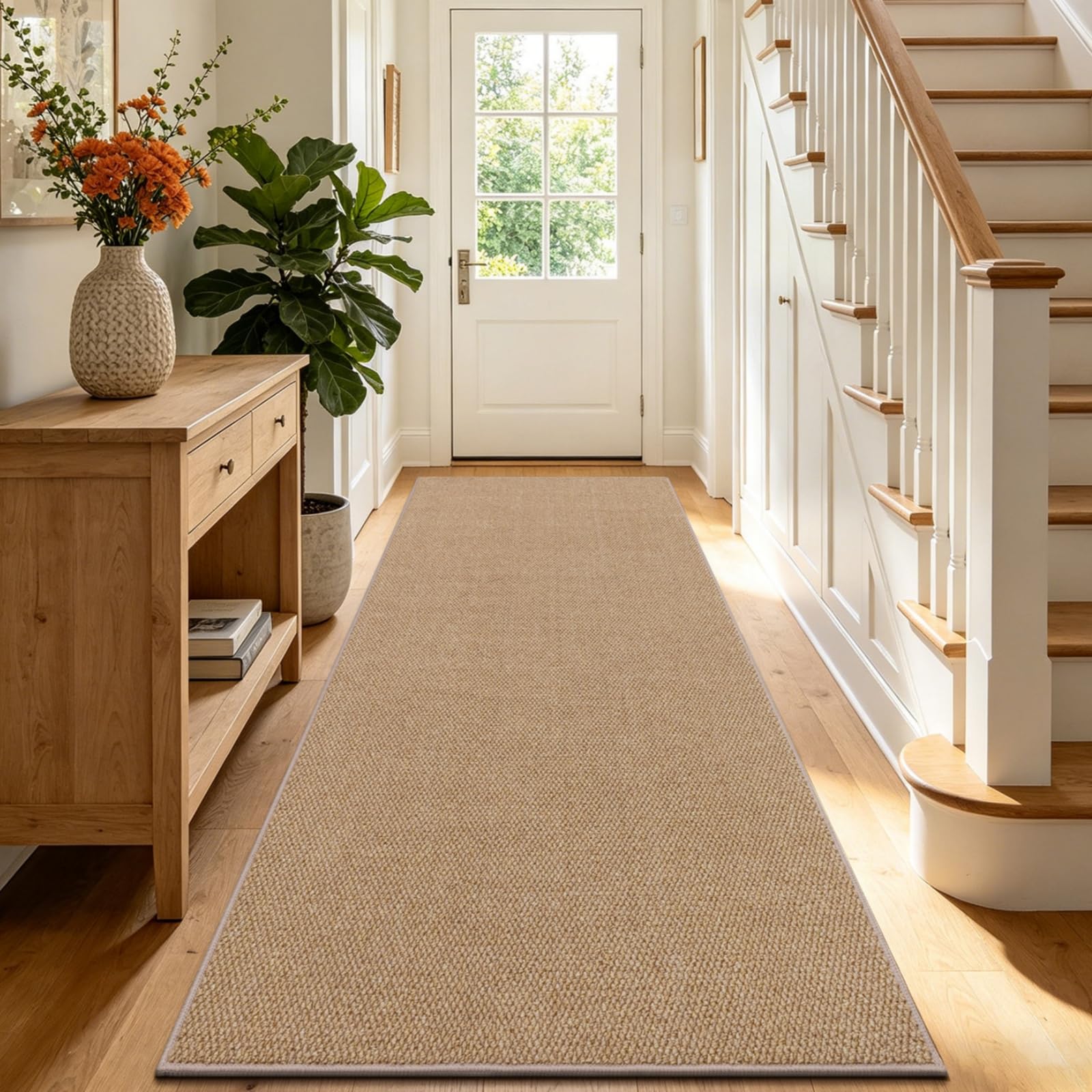 Alfombra de cocina lavable marrón de 80x200cm: la solución antideslizante para suelos protegidos