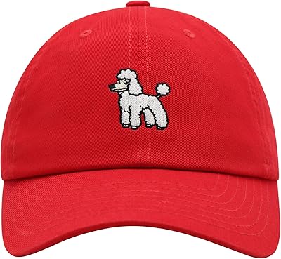 JPAK Fancy Poodle Premium Dad Hat Embroidered Baseball Cap Puppies