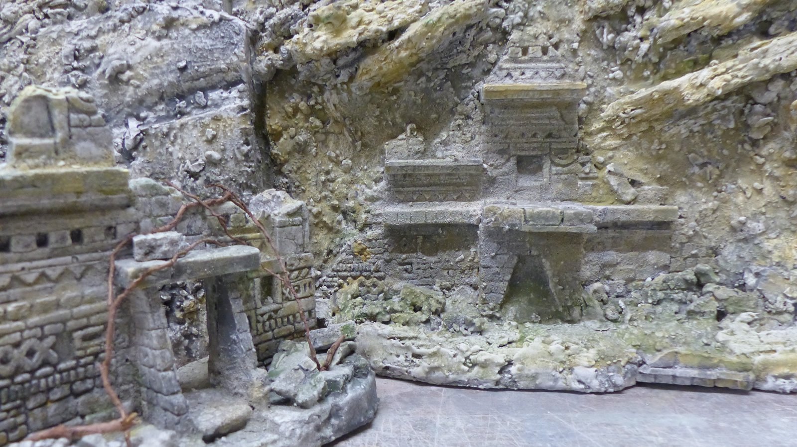 menta-modellbau Maya Terrarien Set, Terrarium Deko Themen Rückwand