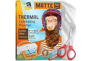 Ultra-Protective Matte Thermal Laminating Pouches for Documents and Photos (9 x 11.5...