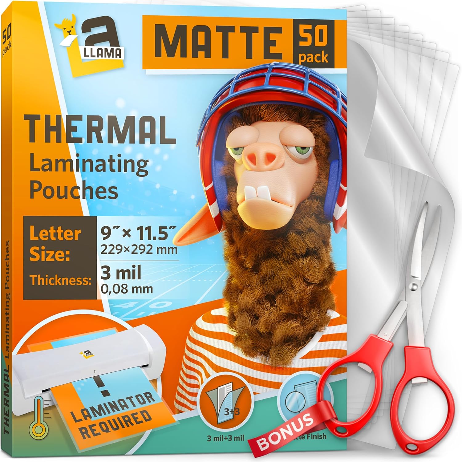 Matte Thermal Laminating Pouches,...