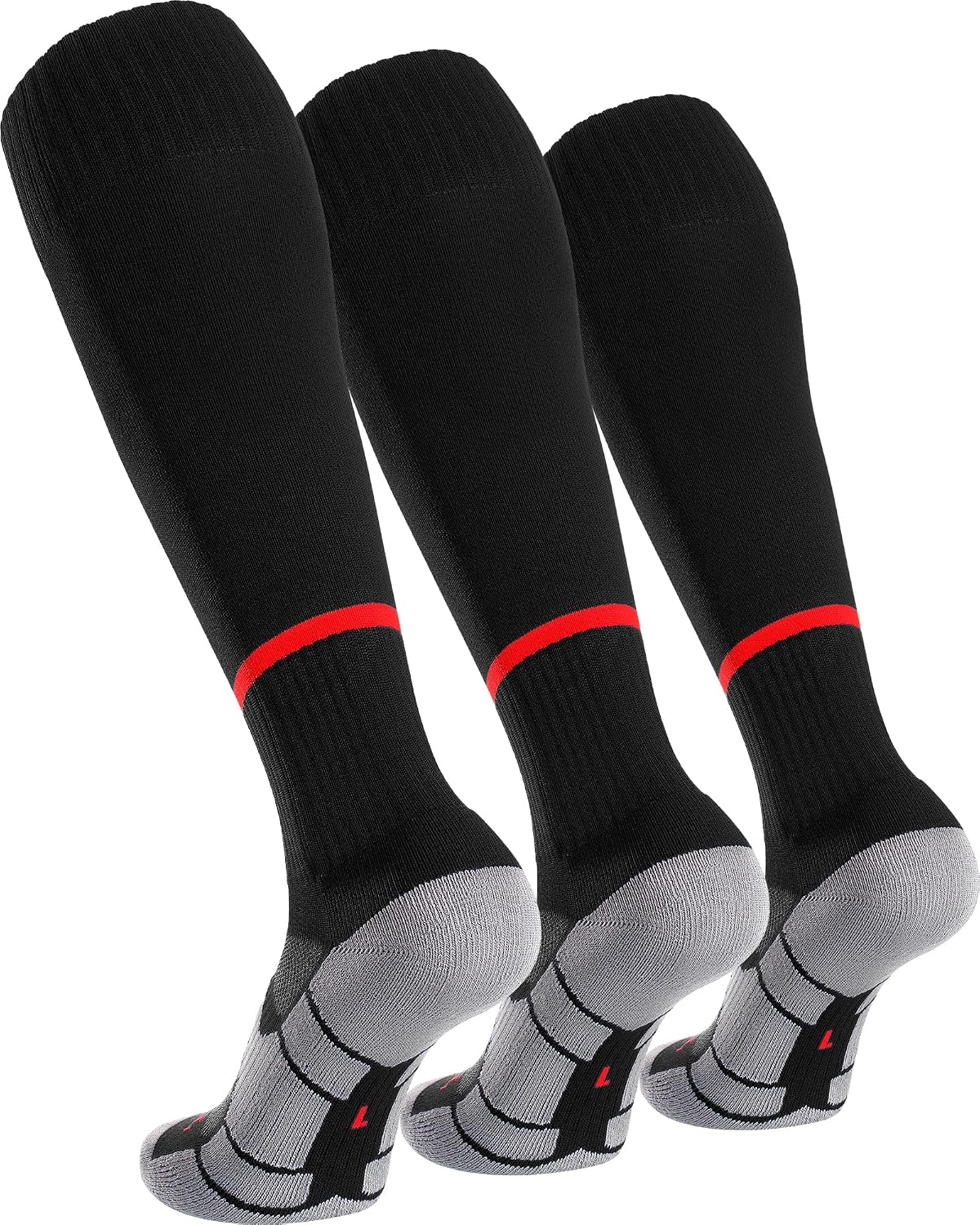  Soccer Socks Knee High Team Sport Socks for Kids Youth Adult thumbnail