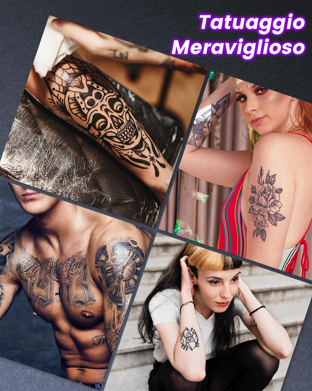 ASprink Stampante Stencil Tattoo, TP83 Stampante Tatuaggi Bluetooth per Artisti e Principiante di Tatuaggi, Stampante Termica tatuaggi con 10 Fogli di Carta, Compatibile con Smartphone, Tablet e PC