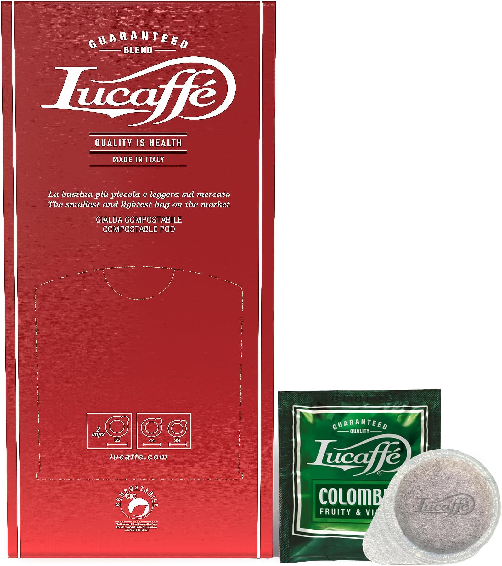 Lucaffe Luxury Mix 120 ESE Espresso Pods