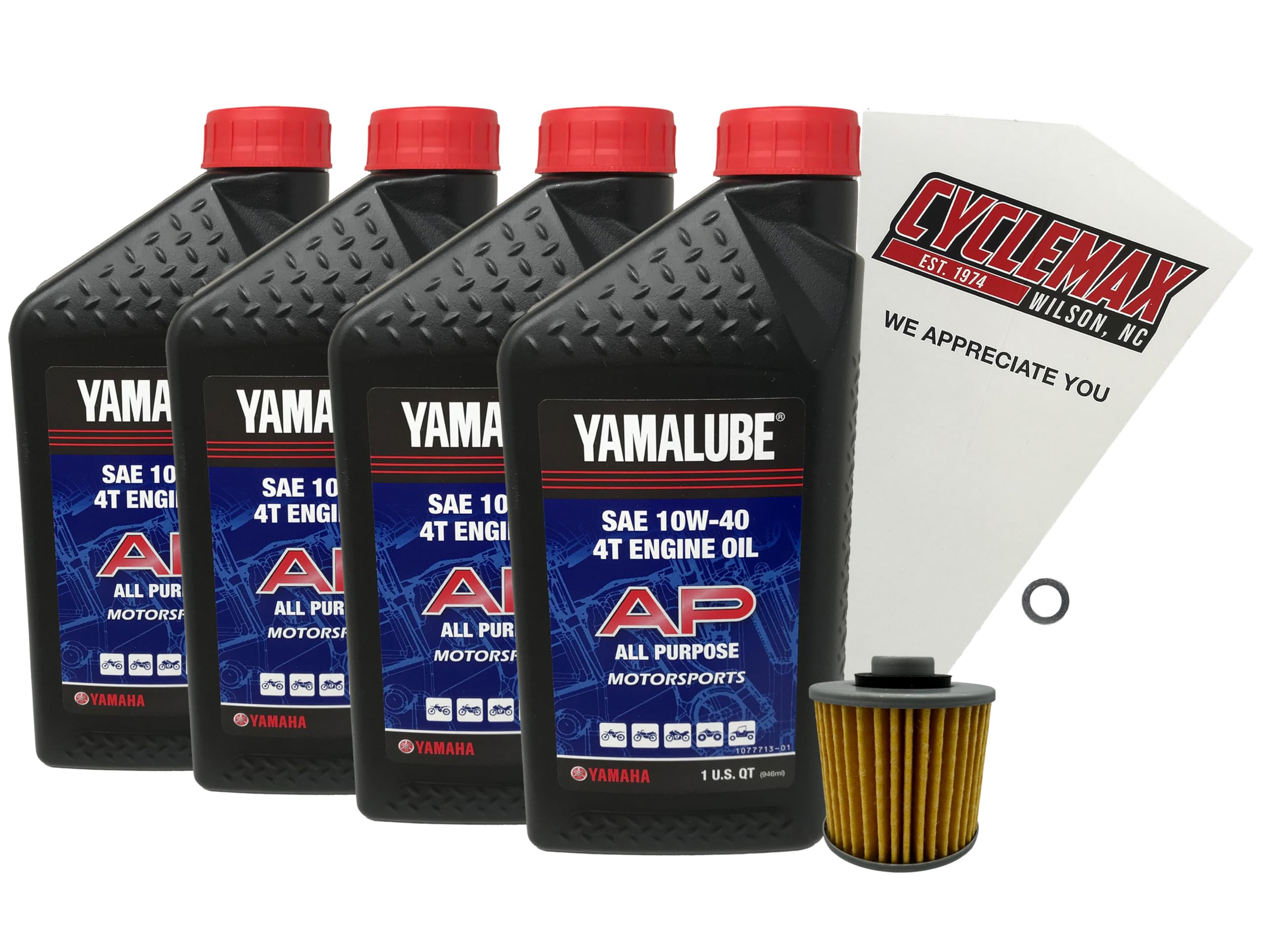 Amazon.com: CYCLEMAX Standard Yamalube Oil Change Kit Compatible