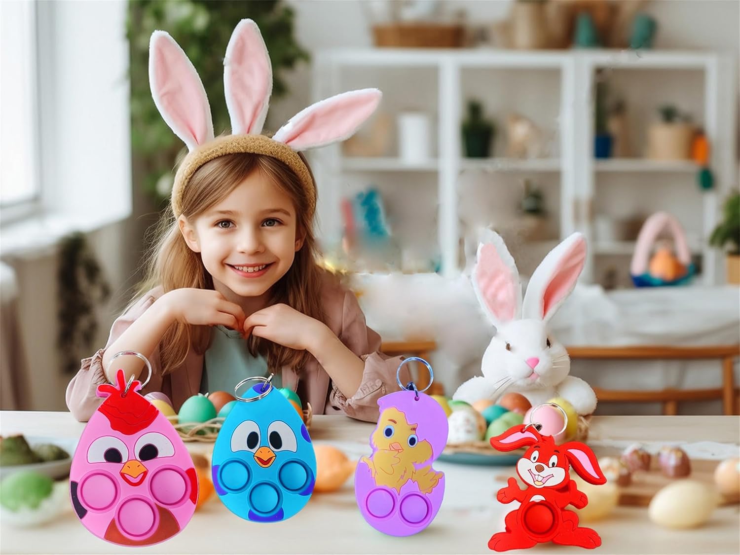 20 PCS Bulk Easter Mini Rabbit Egg For Adlut,Small Classroom Students Spring Party Favors
