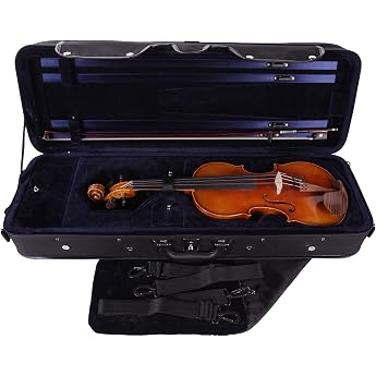 PACATO Livorno Violin Case 4/4 Black/Blue