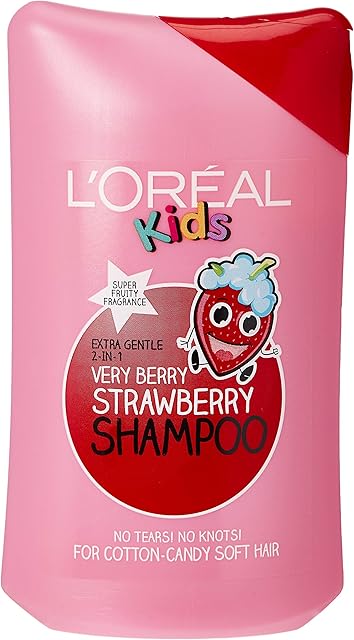 L'Oréal Kids Extra Gentle 2-in-1 Very Berry Strawberry Shampoo, 250 ml