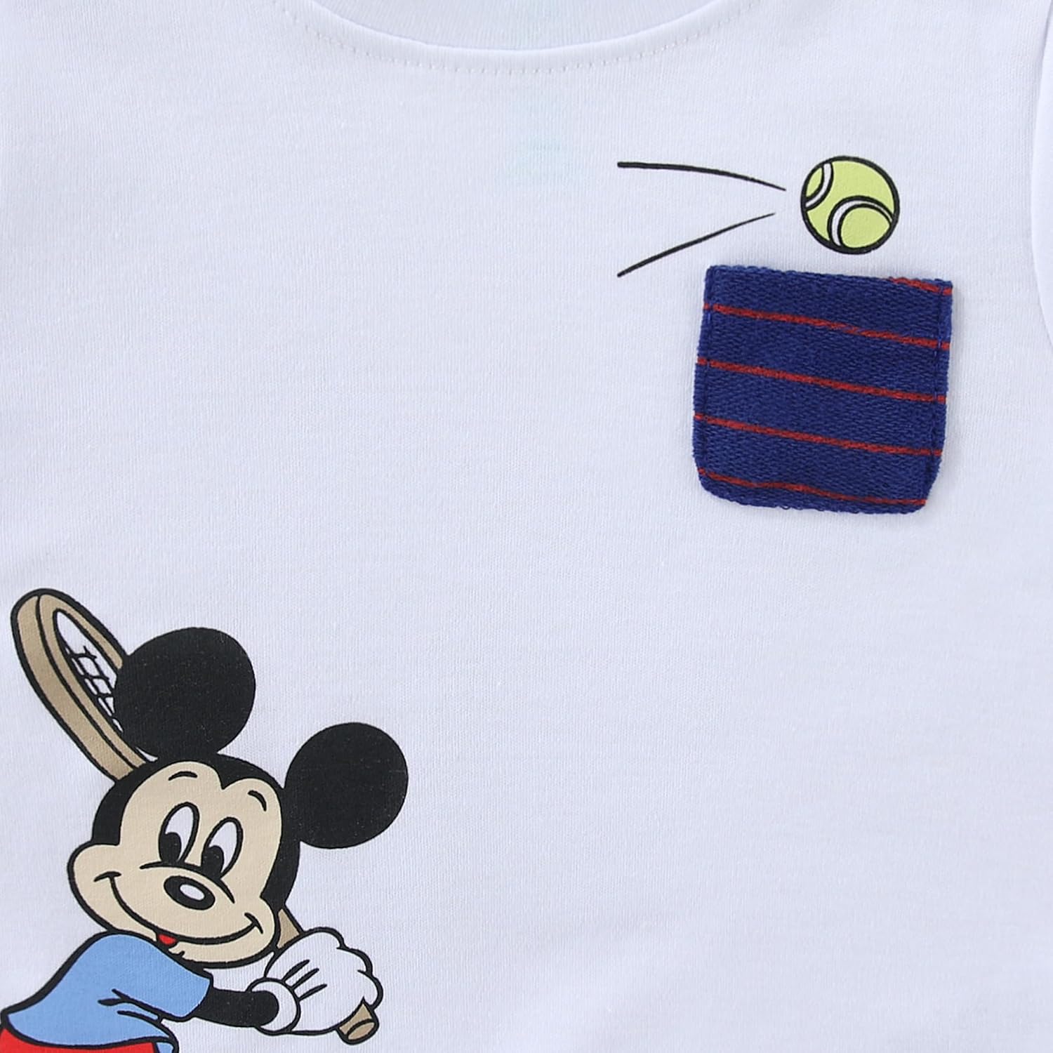 Disney Mickey Mouse Baby Boys T-Shirt with Bucket Hat and Short 3 Piece Set for Infant
