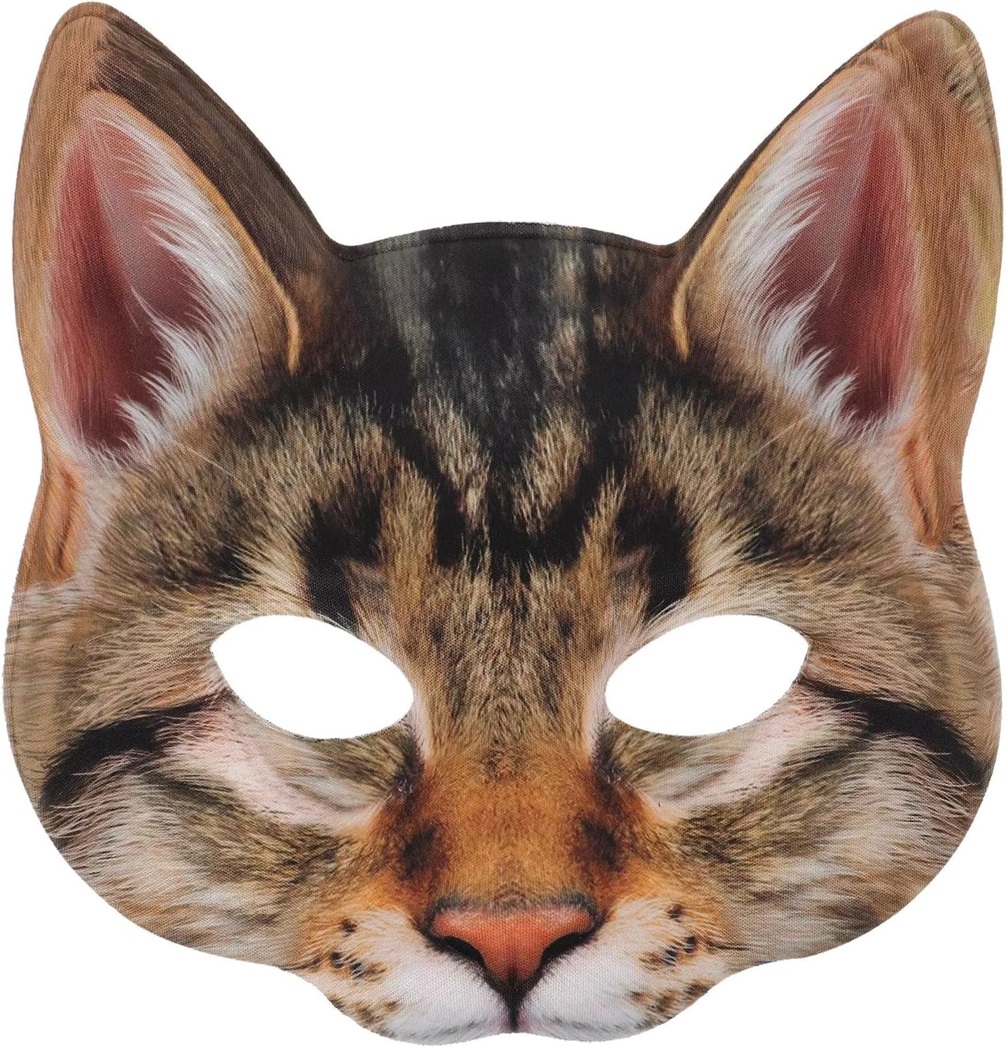 1Pcs Halloween Realistic Cat Masks Animal Cat Mask for Halloween Christmas Easter Novelty Costume Party Accessory