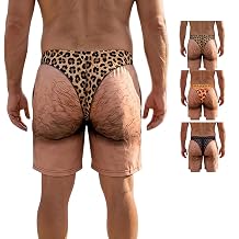Men's Funny Swim Shorts, Novelty 3D Hairy Legs Beach Trunks Prank Gift