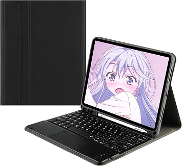 Galaxy Tab S7 11 inch 2020 SM-T870 SM-T875 SM-T878 Touch Keyboard Cover Magnetic Detachable with S Pen Holder Color Bluetooth Keyboard case Galaxy Tab S7, Black