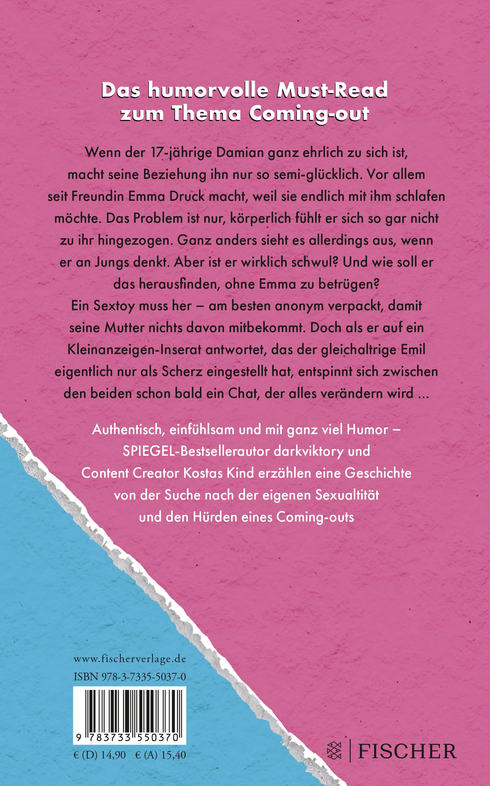 Secondhand Toyfriend: LGBTQIA+-Liebesgeschichte über die Hürden des Coming-Outs von YouTube-Couple darkviktory und Kostas Kind