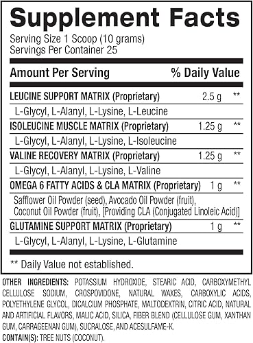 Miniatura 2 de BPI Sports Best Aminos - BCAA Powder Post Workout & Glutamine Recovery Drink con aminoácidos de cadena ramificada para hidratación y recuperación,