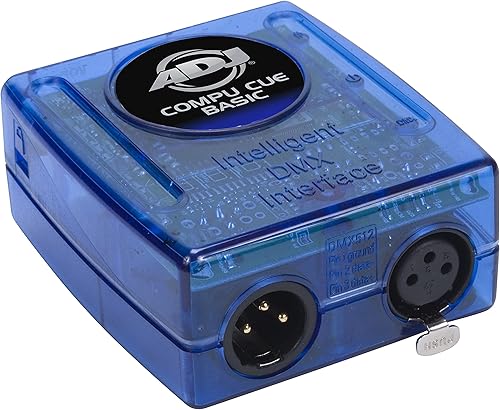 ADJ Products Compu Cue - Interfaz básica de DMX-a PC para uso con el software COMPU Show PC, pequeño