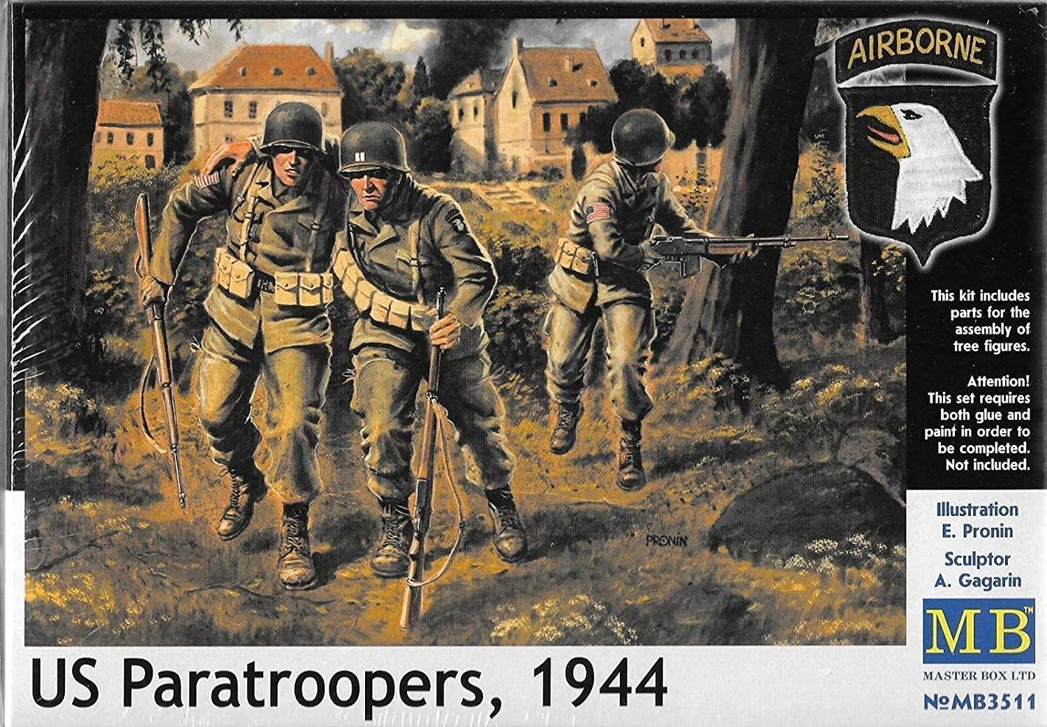 Amazon | マスターボックス 1/35 アメリカ 空挺部隊兵士 負傷した将校