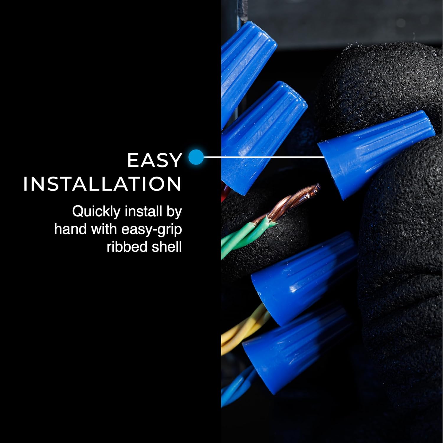 Ideal Electrical Wire-Nut® (30-172P) Wire Connector, Model 72B® Blue, 100/Bag