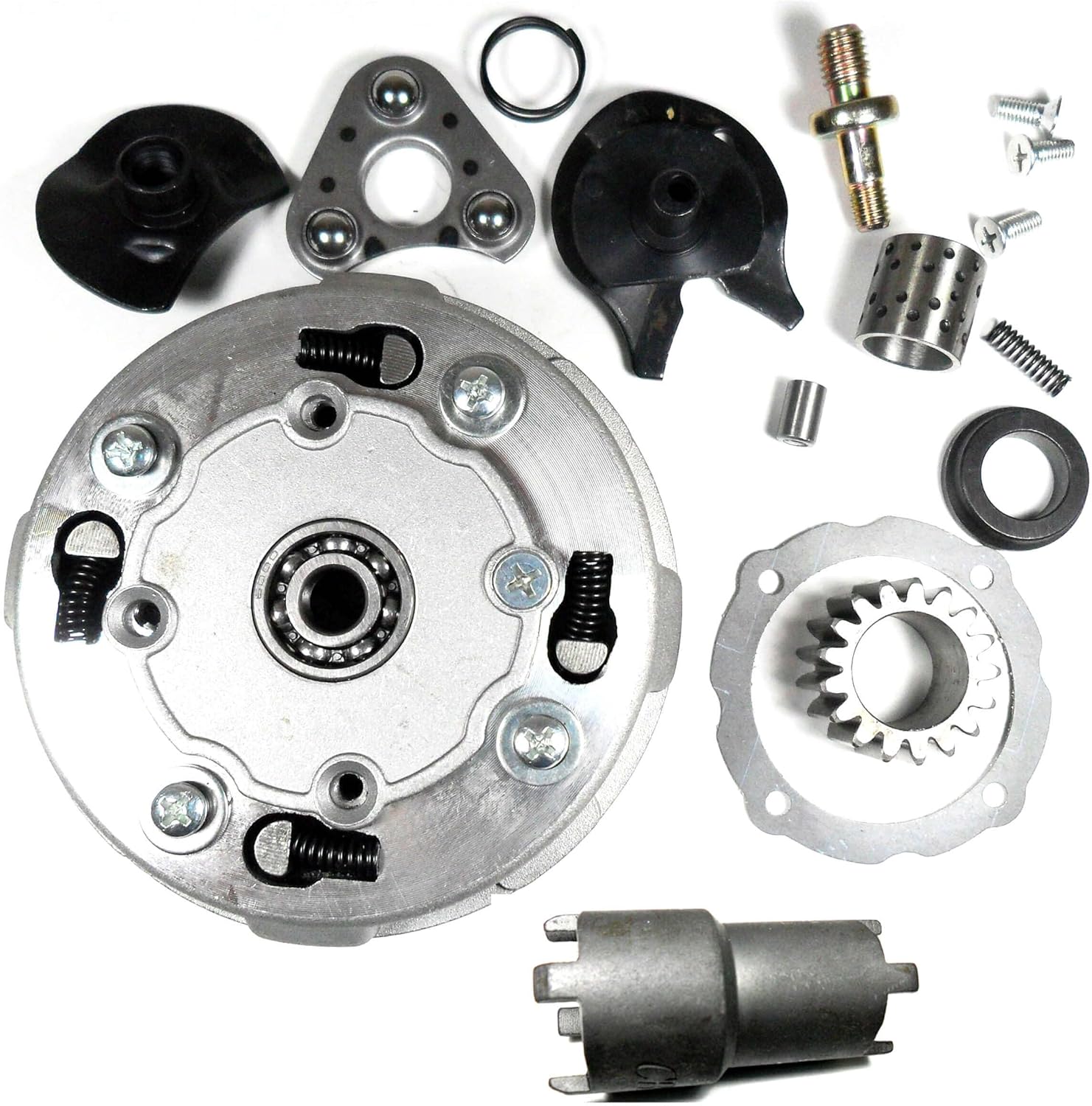 Clutch Assembly for Coolster 125cc ATV's 3125A2 & 3125B with Clutch Nut Socket