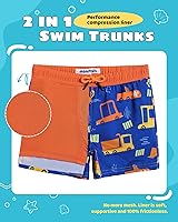 Vista 60 de maamgic Traje de baño para niños con forro de compresión elástico para niño Yema de Huevo Coco