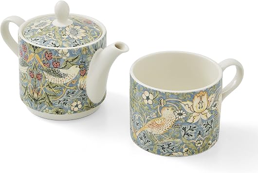 Spode Morris & Co 10oz Tea for One, Strawberry Thief