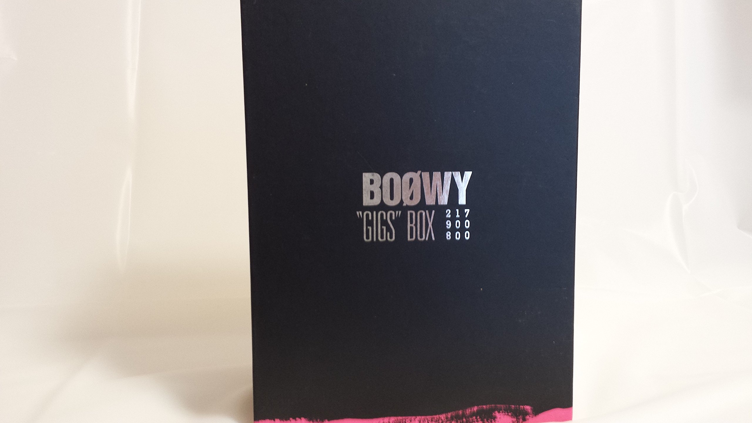 BOØWY GIGS BOX BOOWY DVD GIGS BOX